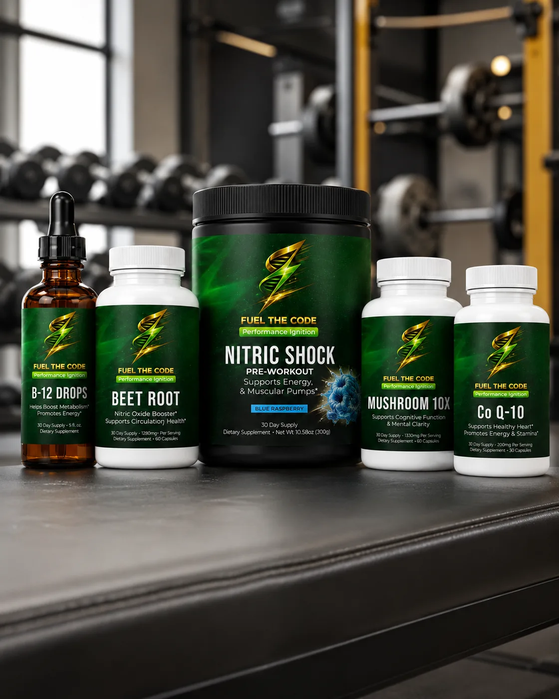 Energy & Wellness Stack — complete 5-product stack