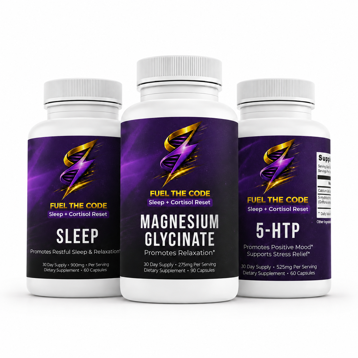 Sleep + Cortisol Reset Stack — complete 5-product stack