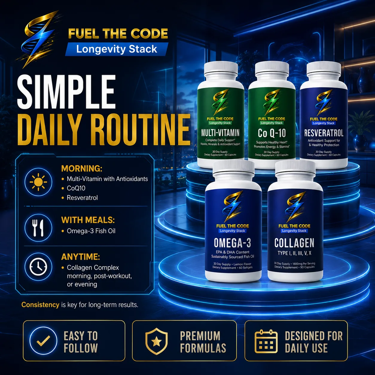 Featured UGC video — Longevity customer routine