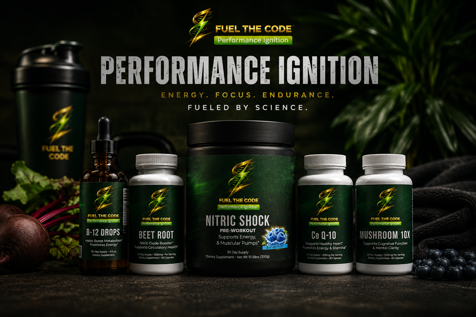 Performance Ignition Stack — Energy, Focus, Endurance