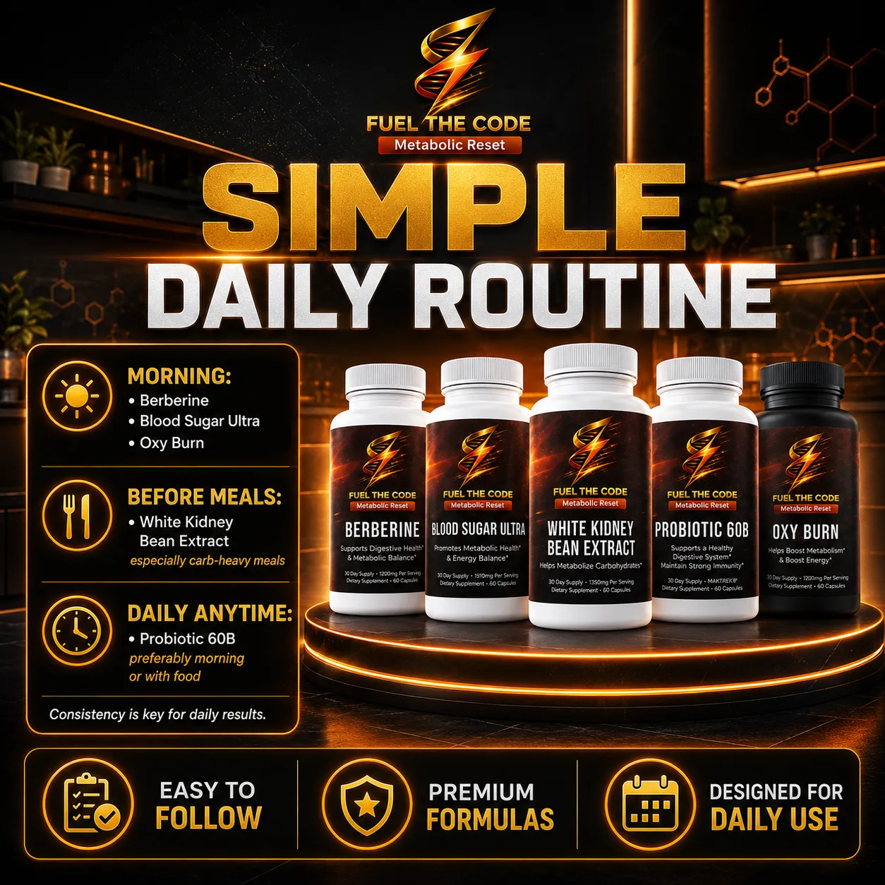 Featured UGC video — Metabolic Reset customer routine