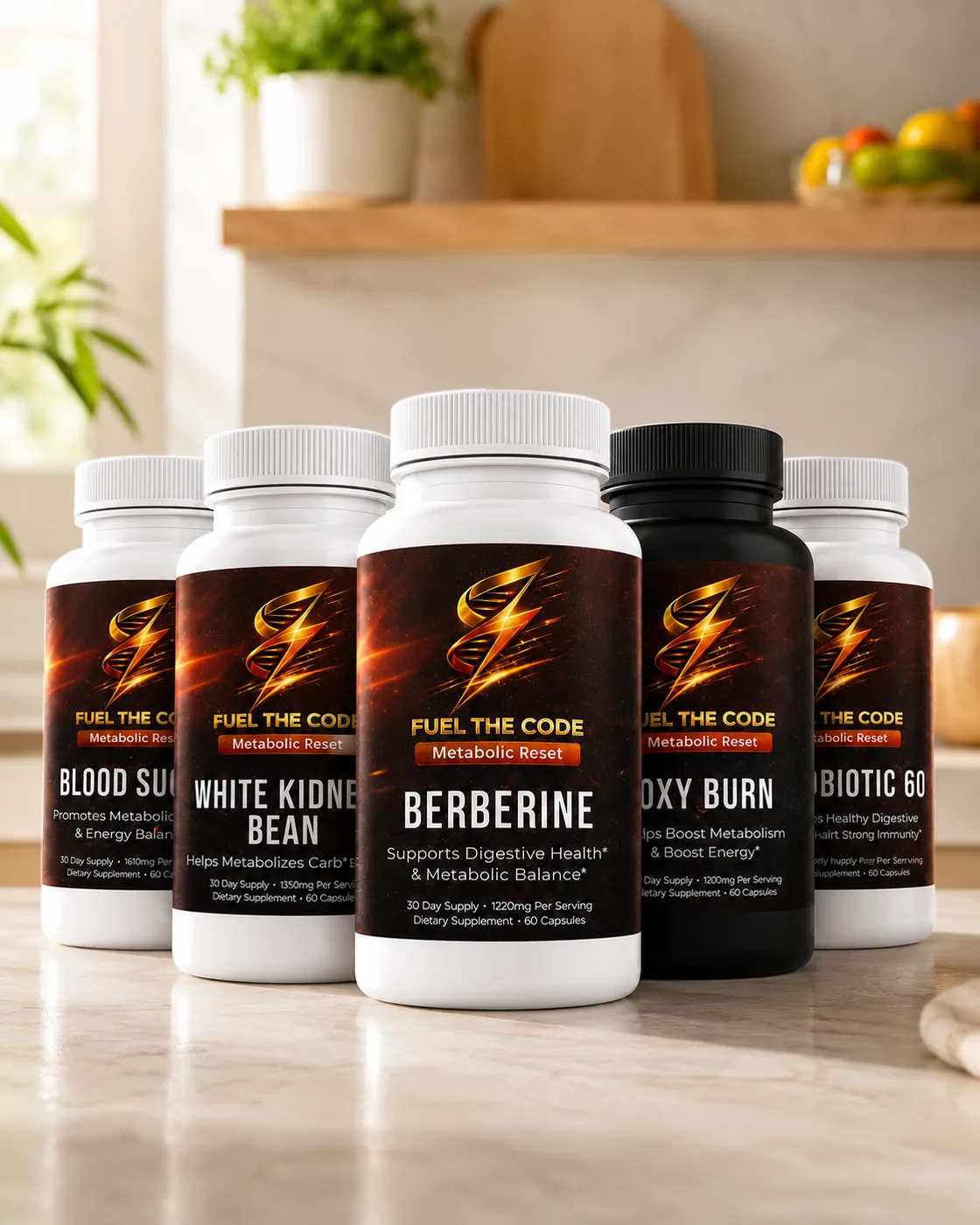 Metabolic Reset Stack — complete 5-product stack